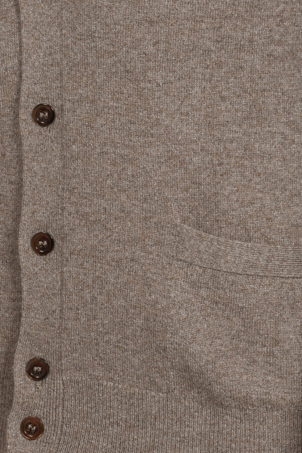 Beige Cashmere Cardigan - Brunati Como